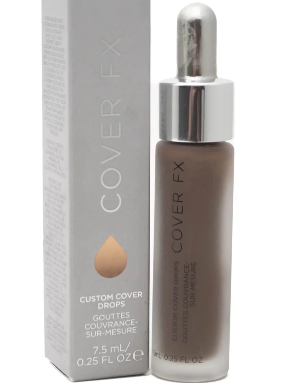 COVER FX Custom Cover Drops - N Deep 4  Duo. .75 ml/ .25fl.oz